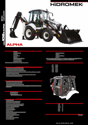 Retrocargadoras Hidromek HMK 102 B Alpha