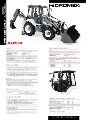 Retrocargadoras Hidromek HMK 102 B Alpha