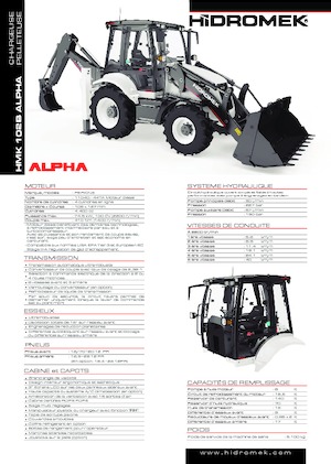 Retrocargadoras Hidromek HMK 102 B Alpha