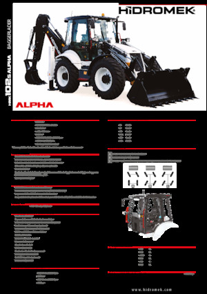 Retrocargadoras Hidromek HMK 102 S Alpha