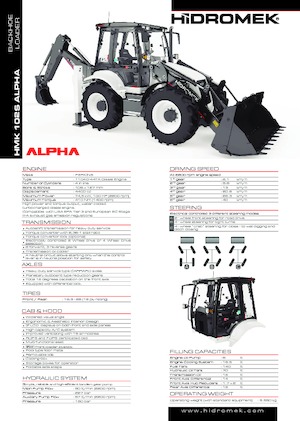 Retrocargadoras Hidromek HMK 102 S Alpha