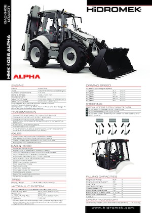 Retrocargadoras Hidromek HMK 102 S Alpha