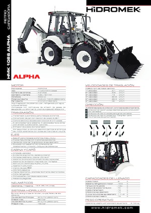 Retrocargadoras Hidromek HMK 102 S Alpha