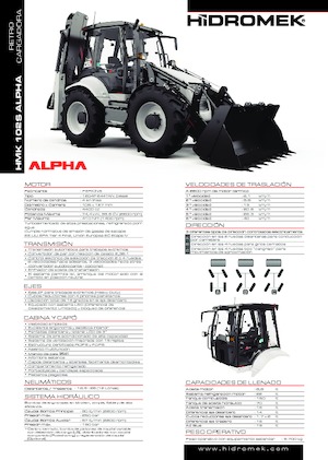 Retrocargadoras Hidromek HMK 102 S Alpha