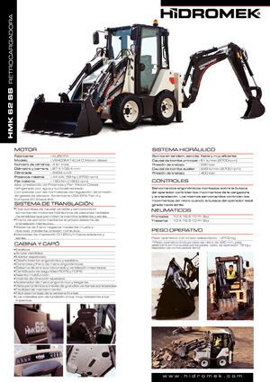 Retrocargadoras Hidromek HMK 62 SS