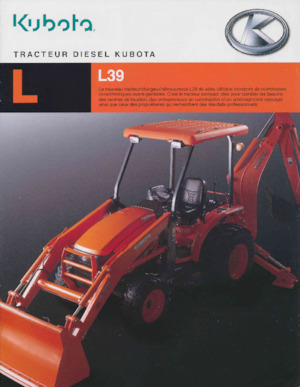 Retrocargadoras Kubota L 39