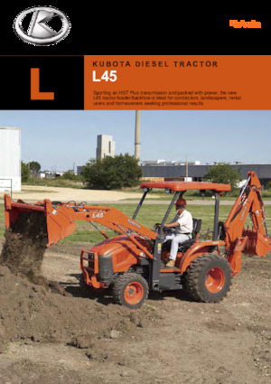 Retrocargadoras Kubota L 45
