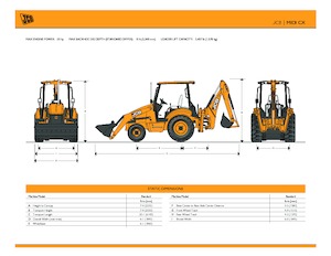 Retrocargadoras JCB Midi CX