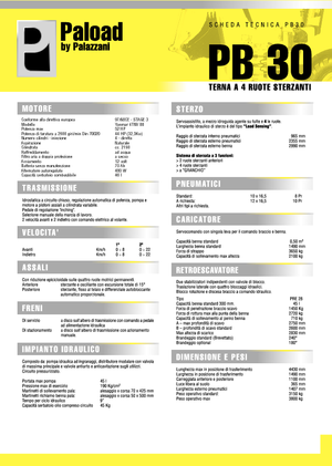 Retrocargadoras Palazzani PB 30