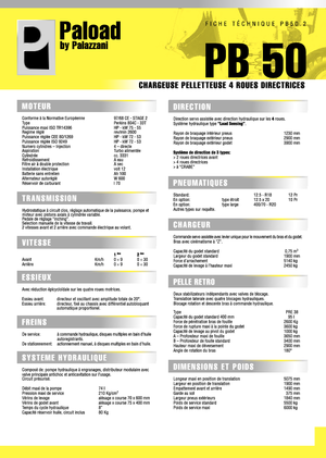 Retrocargadoras Palazzani PB 50