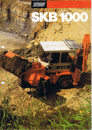Retrocargadoras Terex-Schaeff SKB 1000