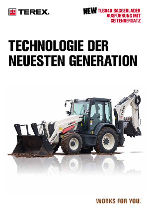 Retrocargadoras Terex TLB 840