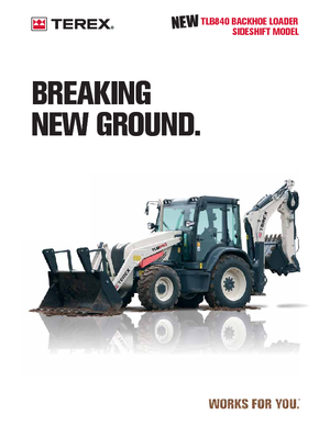 Retrocargadoras Terex TLB 840