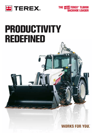 Retrocargadoras Terex TLB 890