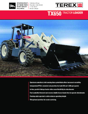 Retrocargadoras Terex TX650