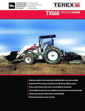 Retrocargadoras Terex TX660