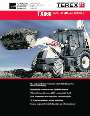 Retrocargadoras Terex TX860 B