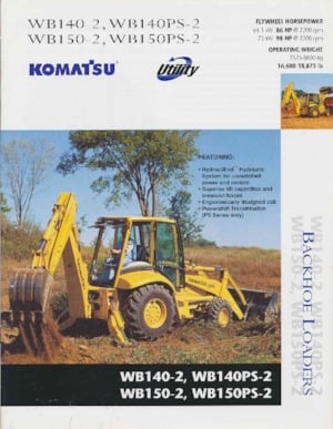 Retrocargadoras Komatsu WB 150-2