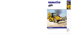 Retrocargadoras Komatsu WB70A-1