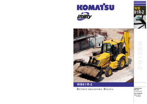 Retrocargadoras Komatsu WB91R-2