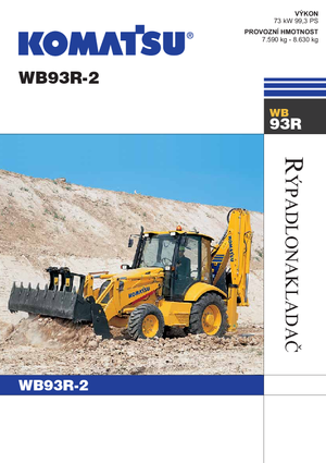 Retrocargadoras Komatsu WB93R-2