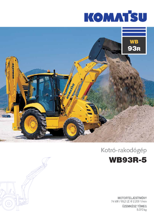 Retrocargadoras Komatsu WB93R-5E0