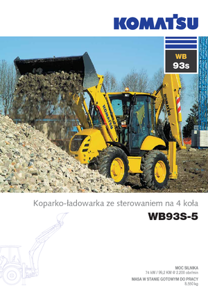 Retrocargadoras Komatsu WB93S-5E0