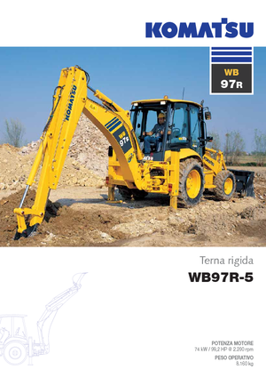 Retrocargadoras Komatsu WB97R-5E0