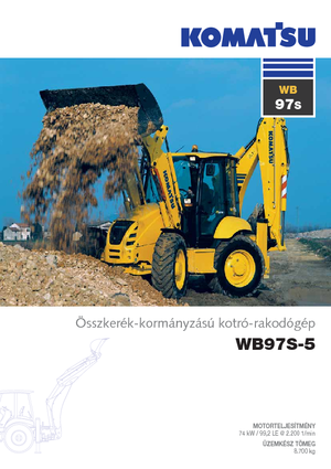 Retrocargadoras Komatsu WB97S-5E0
