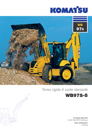 Retrocargadoras Komatsu WB97S-5E0