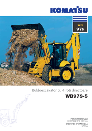 Retrocargadoras Komatsu WB97S-5E0