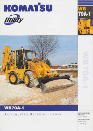 Retrocargadoras Komatsu WB70A-1