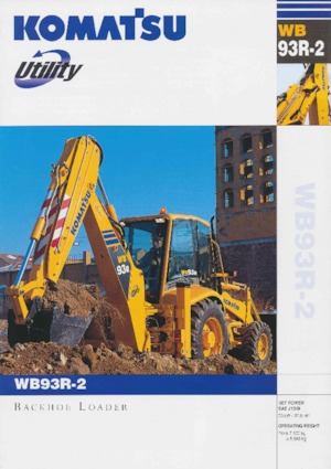 Retrocargadoras Komatsu WB93R-2
