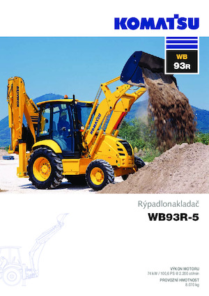 Retrocargadoras Komatsu WB93R-5 