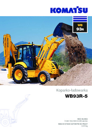 Retrocargadoras Komatsu WB93R-5 