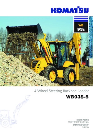 Retrocargadoras Komatsu WB93S-8