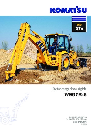 Retrocargadoras Komatsu WB97R-5 