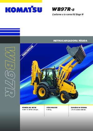 Retrocargadoras Komatsu WB97R-8E0