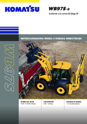 Retrocargadoras Komatsu WB97S-8E0