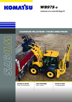 Retrocargadoras Komatsu WB97S-8E0