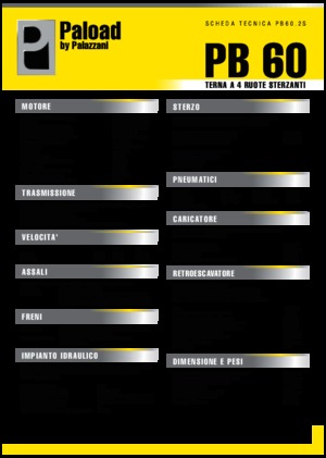 Retrocargadoras Palazzani PB 60