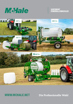 Envolvedoras de pacas McHale 991 TBER