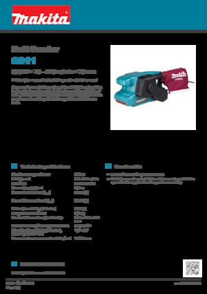 Lijadoras de cinta Makita 9911