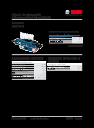 Lijadoras de cinta Bosch GBS 75 AE