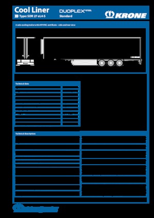 Semirremolques de caja Krone SDR 27 eL4-S