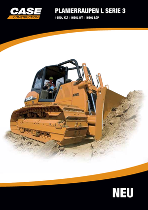Bulldozers / Topadoras Case 1650 L WT