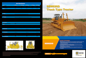 Bulldozers / Topadoras SEM 826D FR