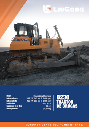 Bulldozers / Topadoras Liugong B230