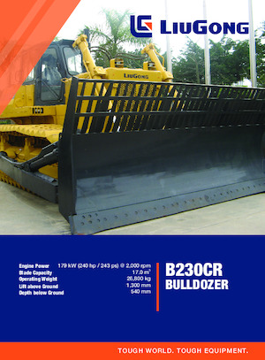 Bulldozers / Topadoras Liugong B230CR