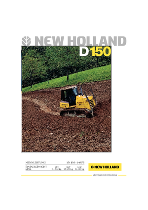 Bulldozers / Topadoras New Holland D 150 LGP